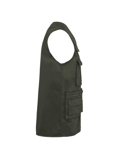 Colete multibolsos forrado unissexo - WK609 Colete multibolsos forrado unissexo - WK609