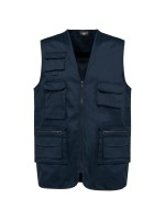 Colete multibolsos forrado unissexo - WK609