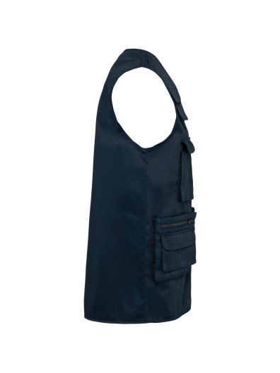 Colete multibolsos forrado unissexo - WK609 Colete multibolsos forrado unissexo - WK609