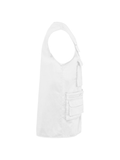 Colete multibolsos poli�ster/algod�o forrado unissexo