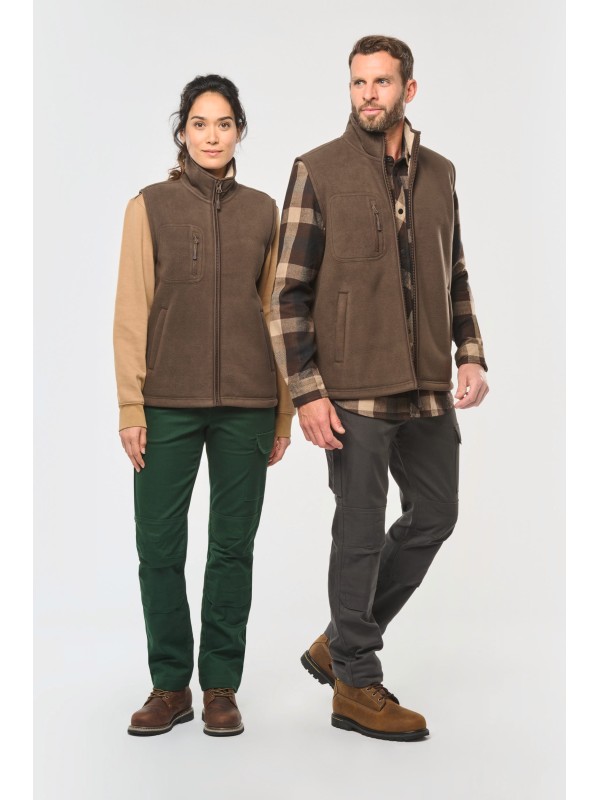 Colete polar com interior em sherpa unissexo - WK610