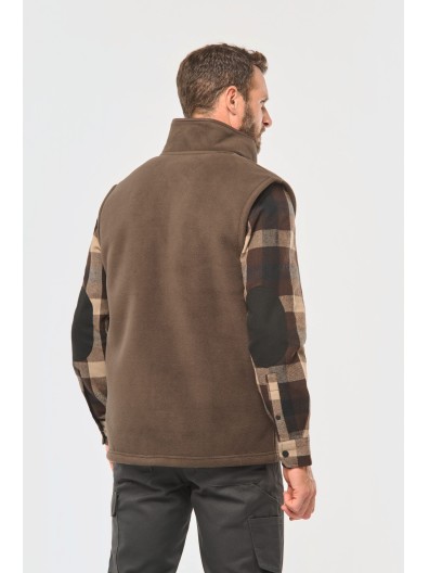 Colete polar com interior em sherpa unissexo - WK610