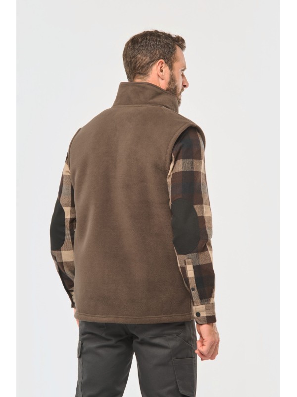 Colete polar com interior em sherpa unissexo - WK610