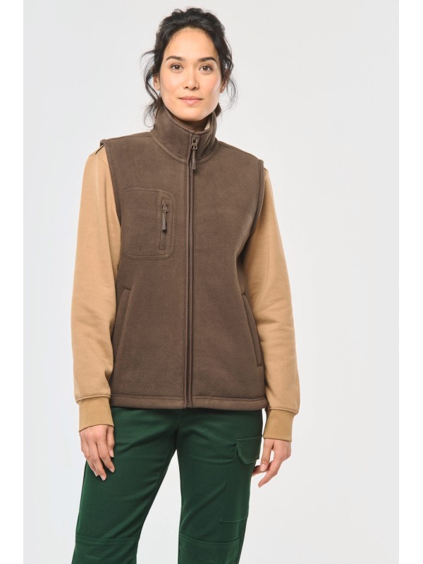 Colete polar com interior em sherpa unissexo - WK610