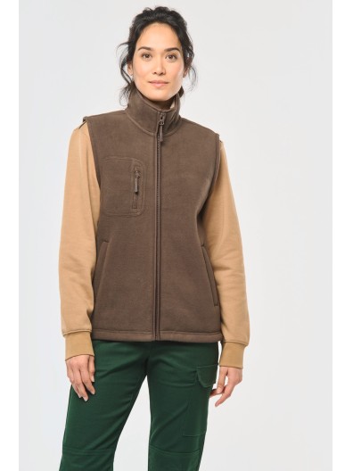 Colete polar com interior em sherpa unissexo - WK610