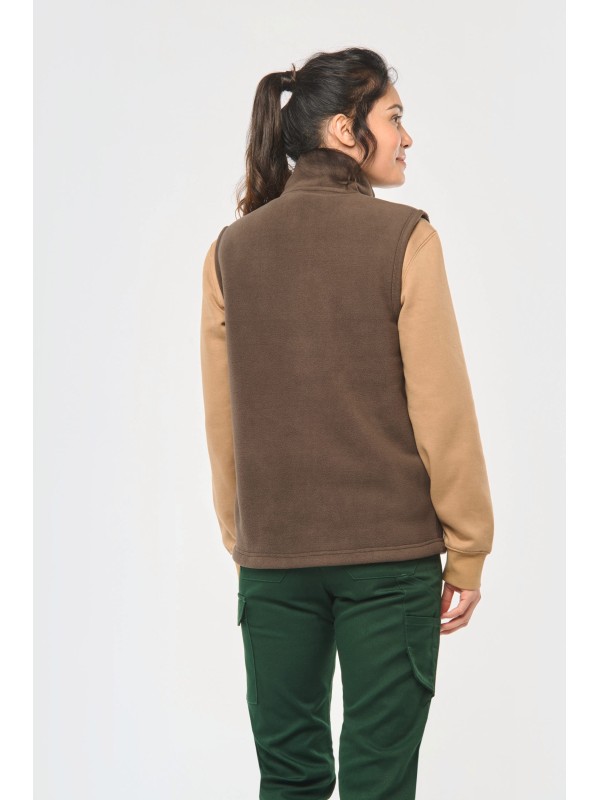 Colete polar com interior em sherpa unissexo - WK610