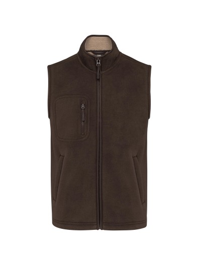 Colete polar com interior em sherpa unissexo - WK610