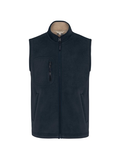 Colete polar com interior em sherpa unissexo - WK610