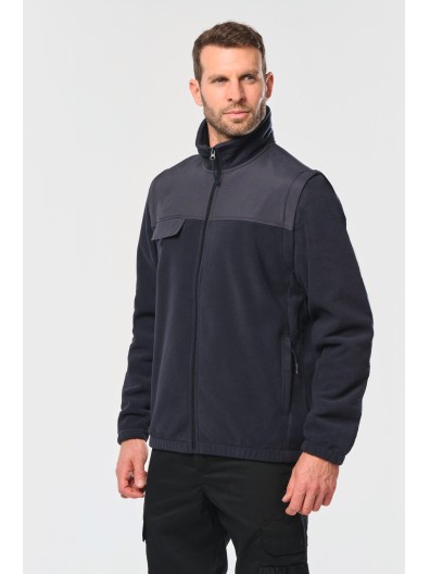 Casaco polar com mangas amovveis - WK9105