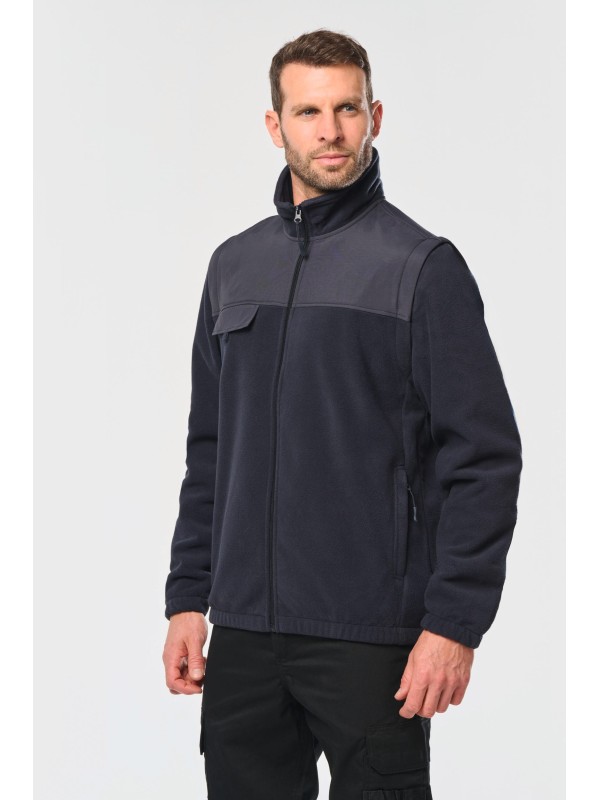 Casaco polar com mangas amovveis - WK9105