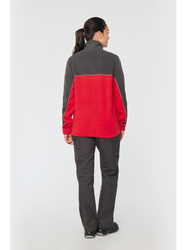 Casaco polar bicolor eco-respons�vel unissexo