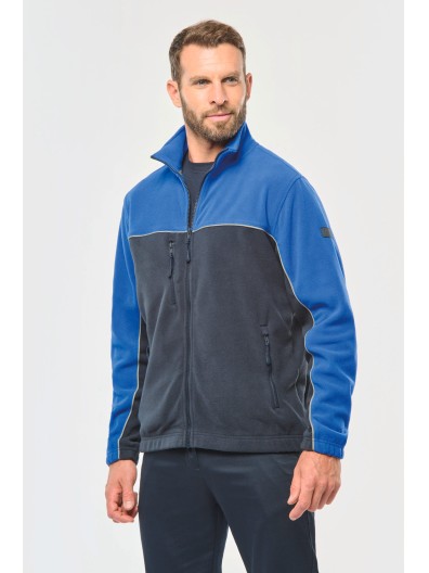 Casaco polar bicolor eco-respons�vel unissexo - WK904