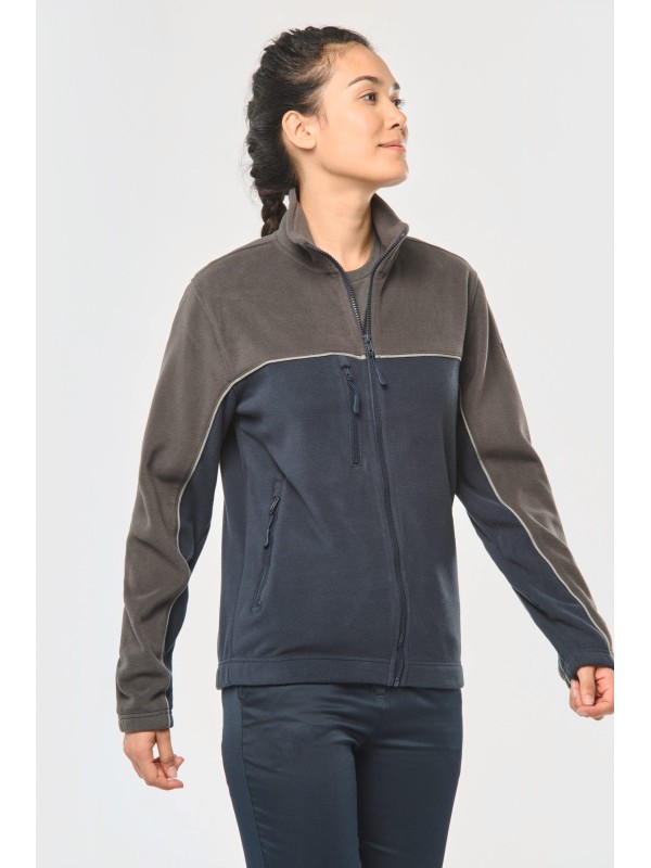 Casaco polar bicolor eco-respons�vel unissexo