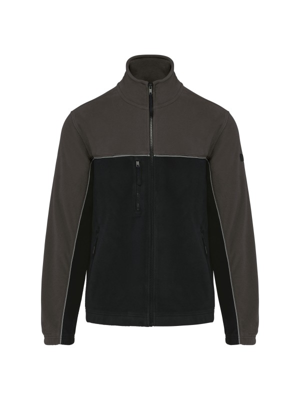 Casaco polar bicolor eco-respons�vel unissexo - WK904