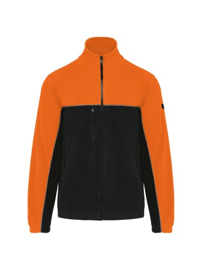 Casaco polar bicolor eco-respons�vel unissexo - WK904