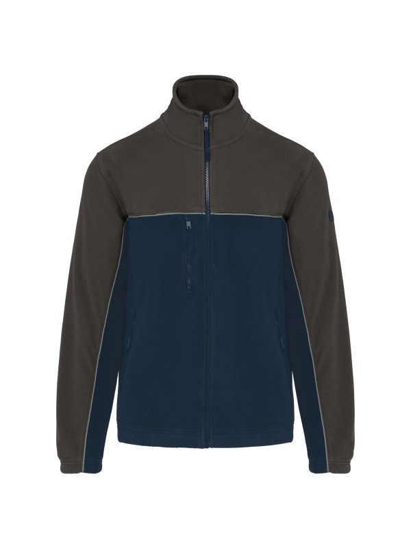 Casaco polar bicolor eco-respons�vel unissexo - WK904