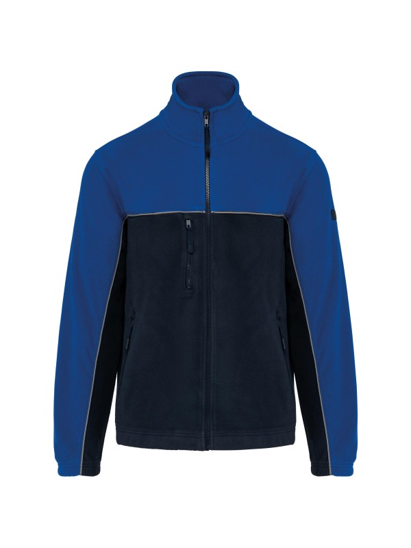 Casaco polar bicolor eco-respons�vel unissexo - WK904