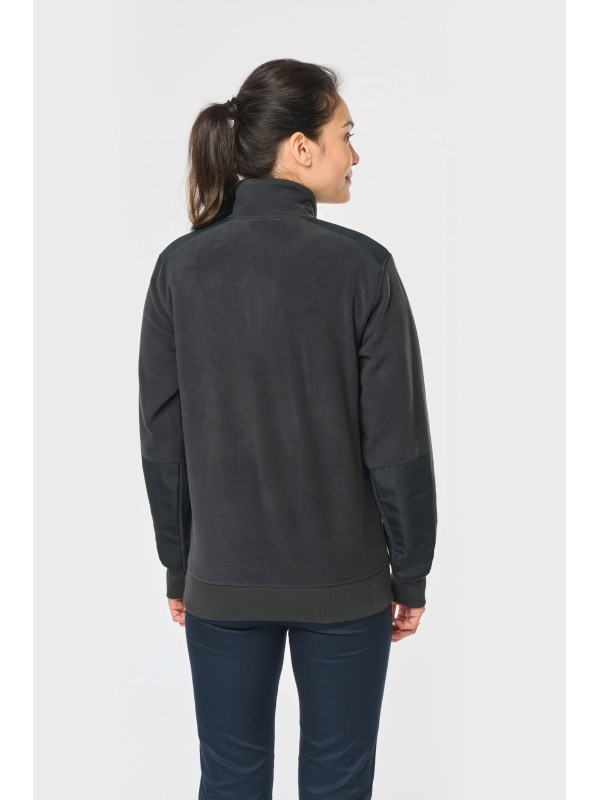 Camisola polar meio fecho eco-responsvel unissexo - WK905