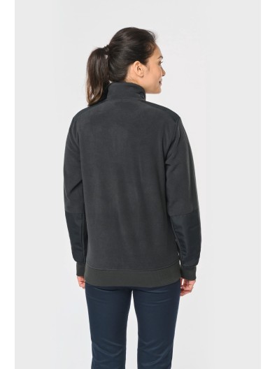 Camisola polar meio fecho eco-responsvel unissexo - WK905