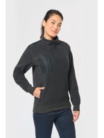 Camisola polar meio fecho eco-responsvel unissexo - WK905