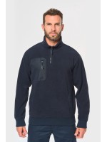 Camisola polar meio fecho eco-responsvel unissexo - WK905