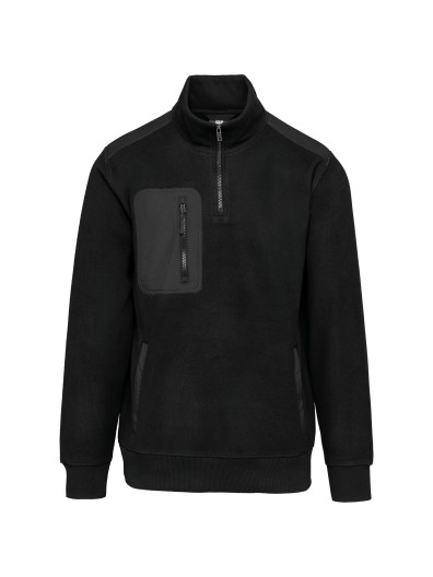 Camisola polar meio fecho eco-responsvel unissexo - WK905