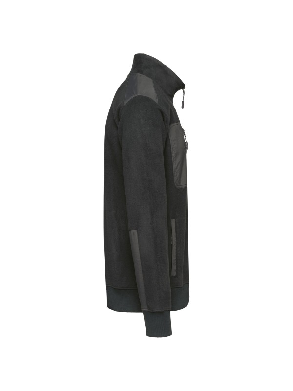 Camisola polar meio fecho eco-responsvel unissexo - WK905