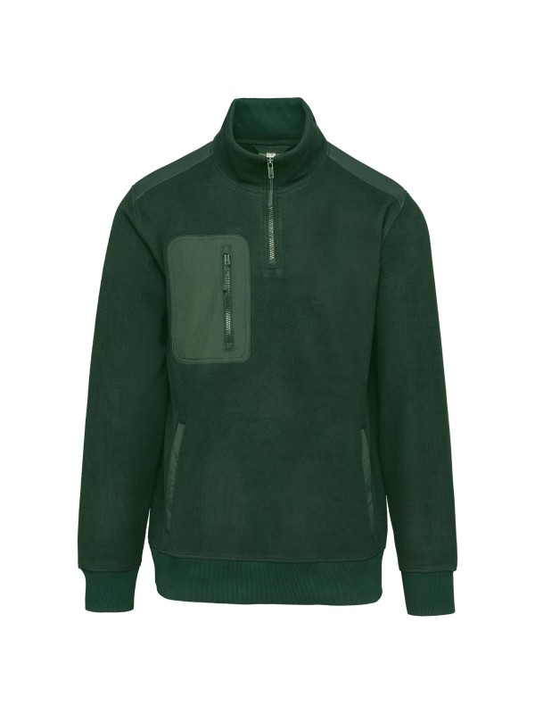 Camisola polar meio fecho eco-responsvel unissexo - WK905
