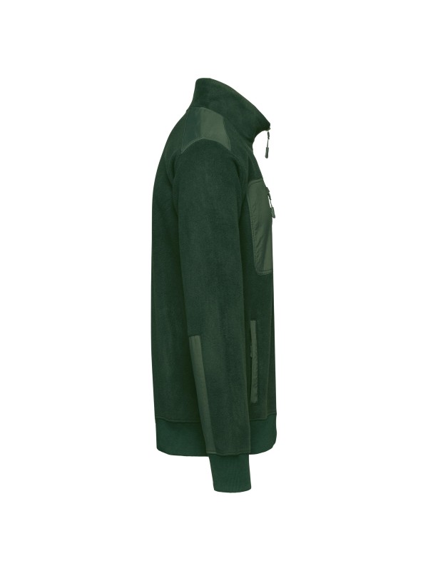 Camisola polar meio fecho eco-responsvel unissexo - WK905