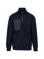 Camisola polar meio fecho eco-responsvel unissexo - WK905