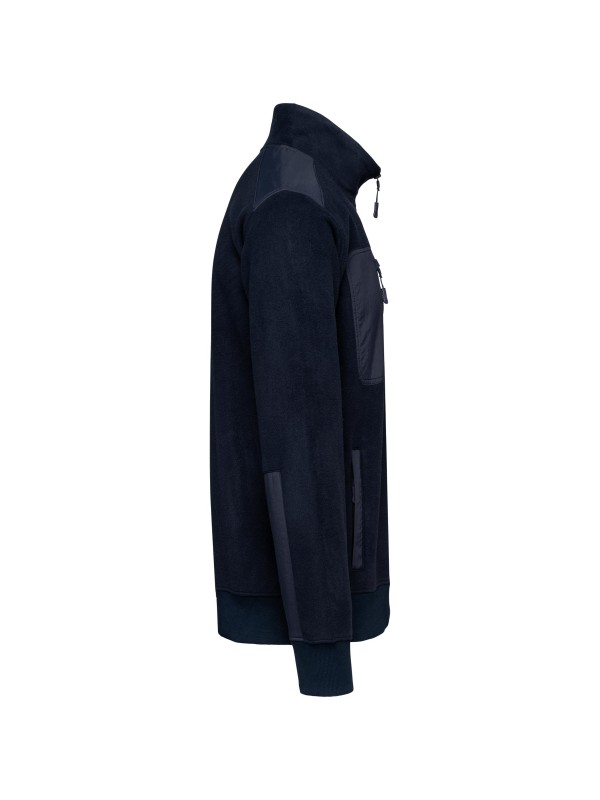 Camisola polar meio fecho eco-responsvel unissexo - WK905