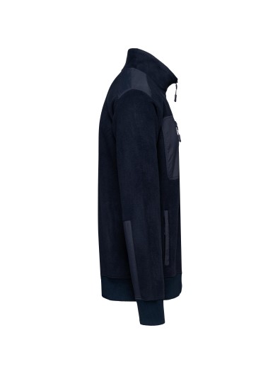 Camisola polar meio fecho eco-responsvel unissexo - WK905