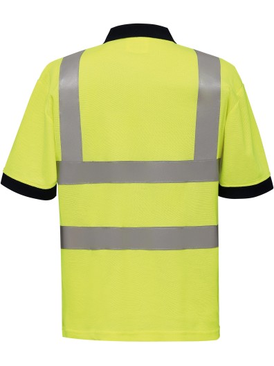 Polo de manga curta de alta visibilidade - YHVJ210