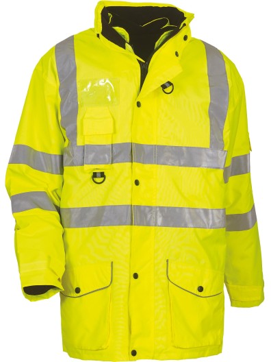 Parka de segurança de alta visibilidade 7 em 1 - YHVP711 Parka de segurança de alta visibilidade 7 em 1 - YHVP711