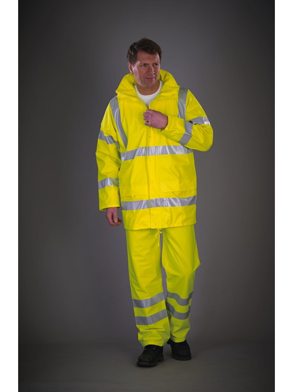 Calas para a chuva respirveis Hi-Vis Soft Flex