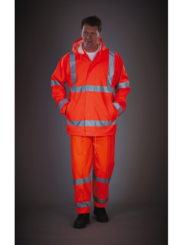 Calas para a chuva respirveis Hi-Vis Soft Flex