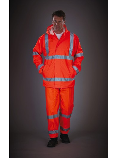 Calas para a chuva respirveis Hi-Vis Soft Flex