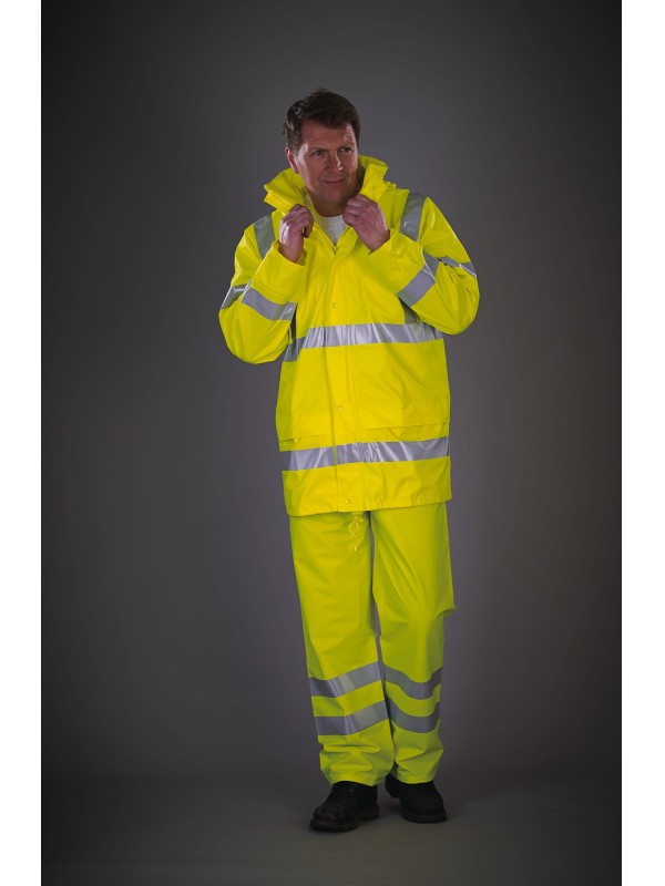 Calas para a chuva respirveis Hi-Vis Soft Flex