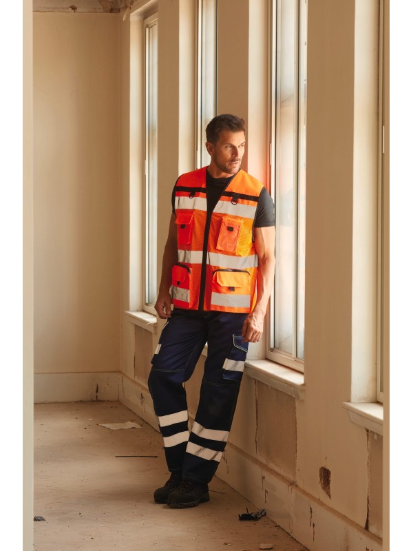 Colete de alta visibilidade ripstop