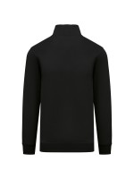 Sweatshirt eco-respons�vel gola subida 1/2 fecho de homem