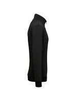 Sweatshirt eco-respons�vel gola subida 1/2 fecho de homem