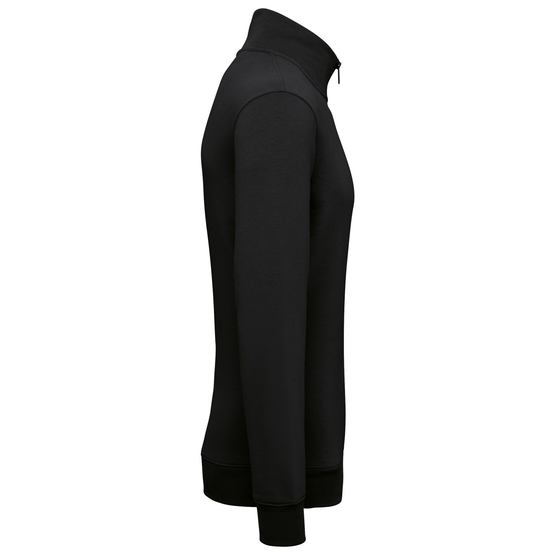 Sweatshirt eco-responsável gola subida 1/2 fecho de homem