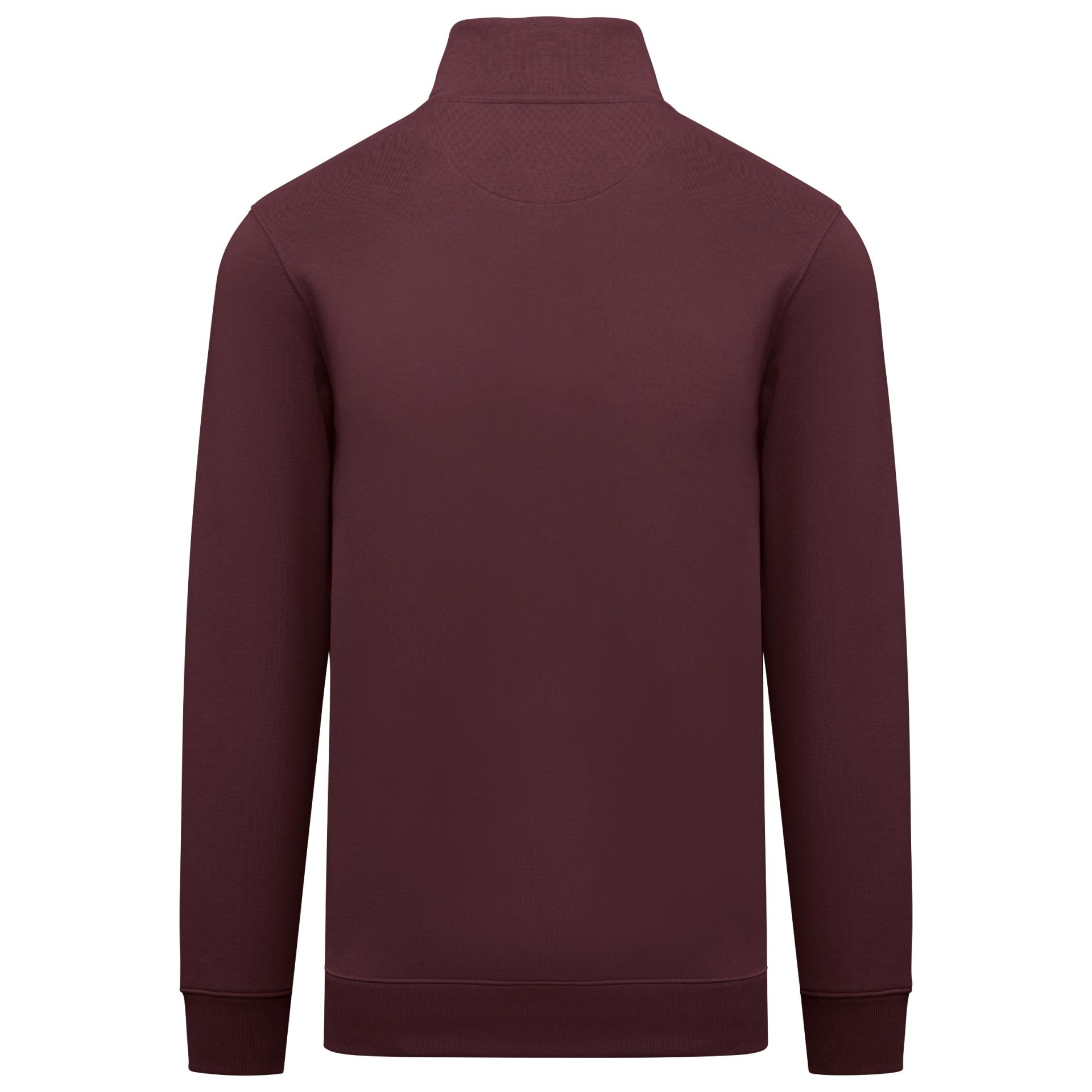 Sweatshirt eco-responsável gola subida 1/2 fecho de homem