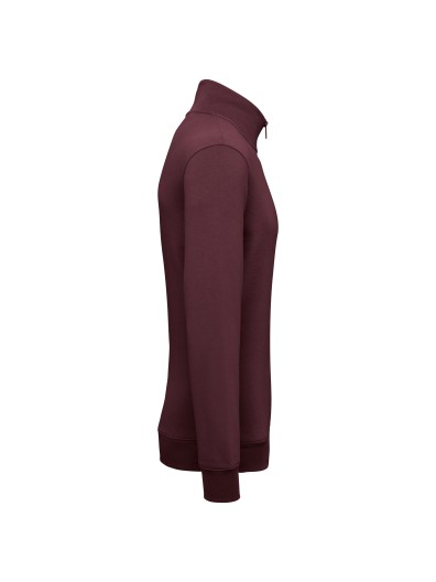 Sweatshirt eco-responsável gola subida 1/2 fecho de homem Sweatshirt eco-responsável gola subida 1/2 fecho de homem