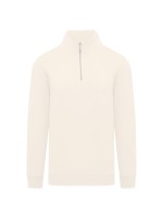 Sweatshirt eco-responsável gola subida 1/2 fecho de homem