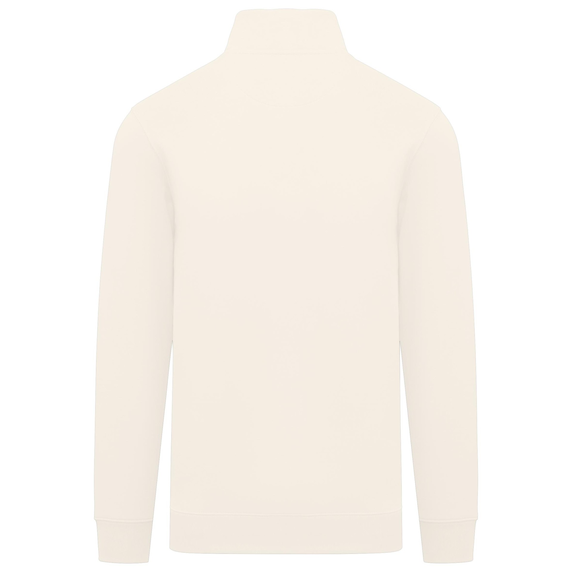 Sweatshirt eco-responsável gola subida 1/2 fecho de homem
