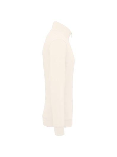 Sweatshirt eco-respons�vel gola subida 1/2 fecho de homem