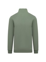 Sweatshirt eco-responsável gola subida 1/2 fecho de homem