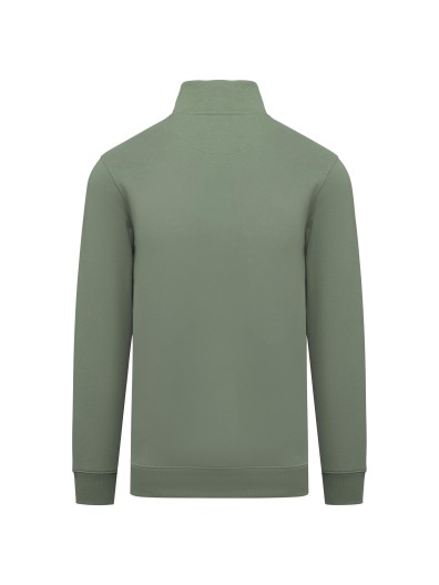 Sweatshirt eco-responsável gola subida 1/2 fecho de homem Sweatshirt eco-responsável gola subida 1/2 fecho de homem