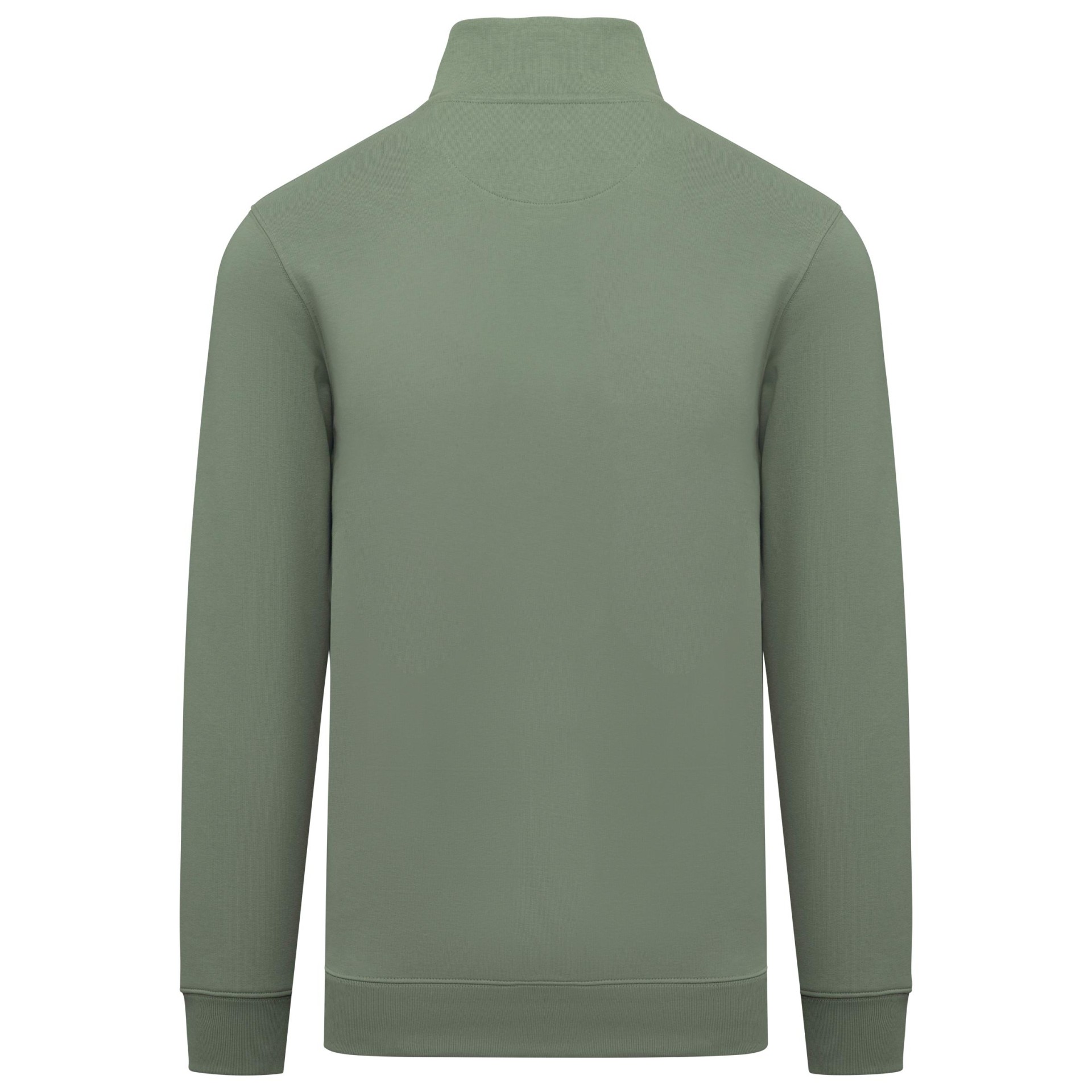Sweatshirt eco-responsável gola subida 1/2 fecho de homem